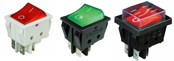 【專業(yè)供應(yīng)32X25mm帶燈兩檔4腳ON-OFF帶防水帽船型開關(guān)/翹板開關(guān)】價格,廠家,圖片,電工開關(guān),東莞市菲比電子科技-